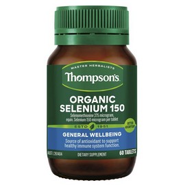 Thompson's Organic Selenium 150mcg 60 Tablets
