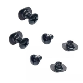 Phalanx International, LLC 12.5mm ACH MICH HELMET HARDWARE SET 4-POINT CHINSTRAP SCREW BOLT & NUT 4pk New