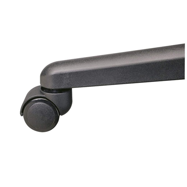 Office Star Set of 5 Soft Wheel Casters, Black