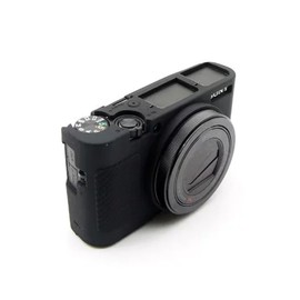 kinokoo SONY ソニー DSC-RX100M1/M2/M3/M4/M5/M6/M7 デジタルカメラ専用 シリコンカバー カメラケース RX100Mシリーズカメラカバー (BK)
