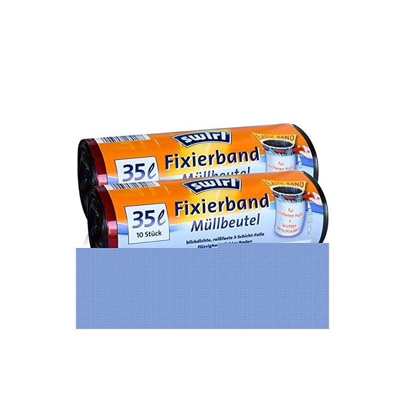 2 x Swirl Cord Bag 35L (Pack of 10./Roll)