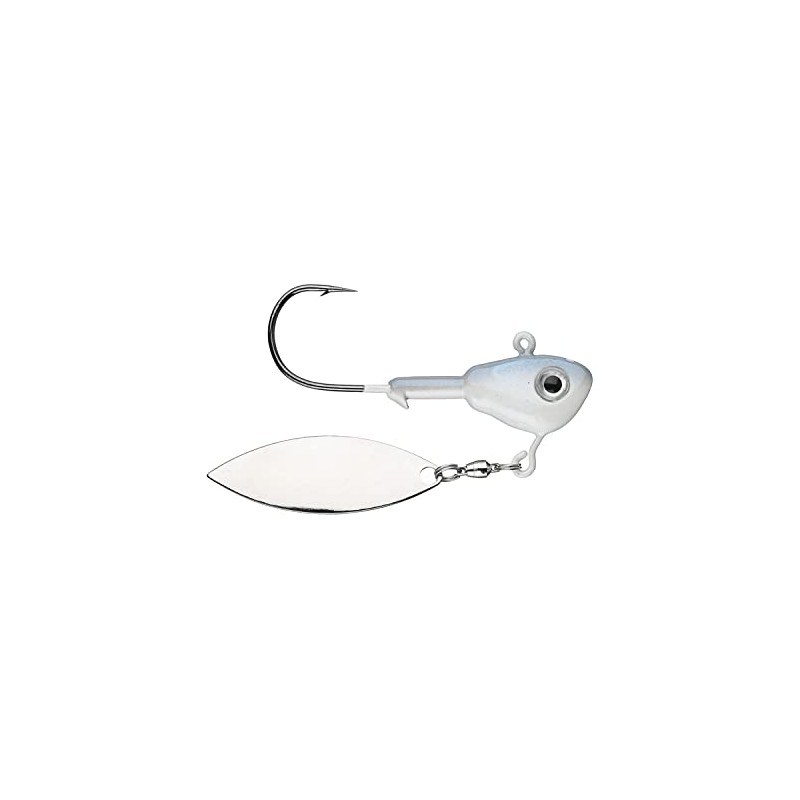 Buckeye Lures SSBS38AL 3129-0195 Su-Spin Single Fishing Equipment, Pearl, 3/8