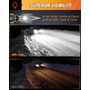 Nilight 9005/HB3 LED Bulbs, 350% Brighter Halogen and Fog Lights