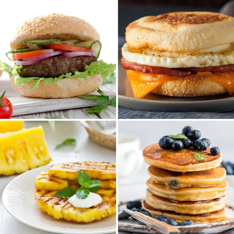 MyMini 550-Watt Red Pancake Griddle