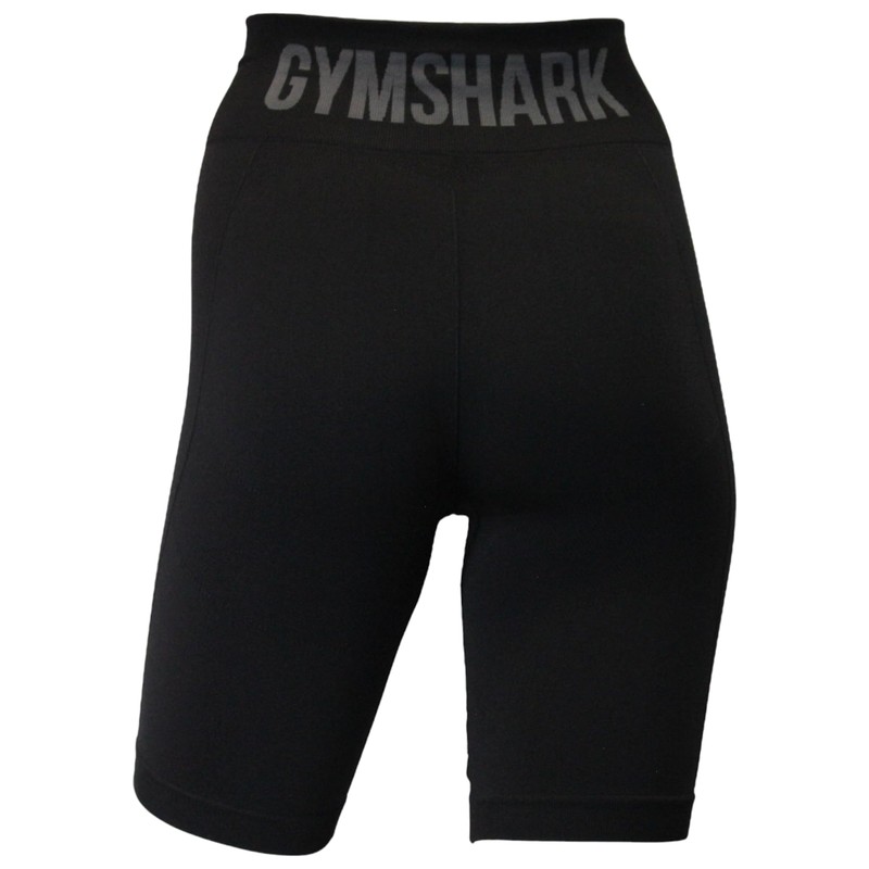GYMSHARK Flex Cycling Shorts, Black/Charcoal, Extra Small [Variation]
