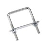 sourcing map M6 Square U-bolt Square Shackle Bolts 50 mm