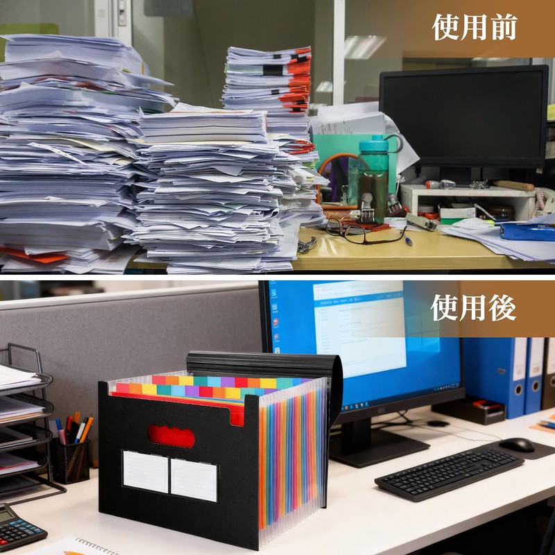 FUHAIFUNANDX File A4 Document File Storage, Document Case, Document Organizer,