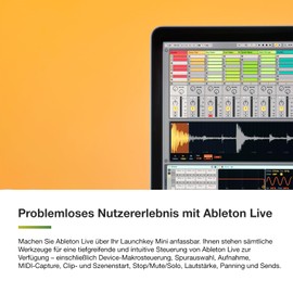 Novation Launchkey Mini [MK3] — Portable 25-Key, USB, MIDI Keyboard Controller with DAW Integration. Chord Mode, Scale Mode, and Arpeggiator — for Music Production