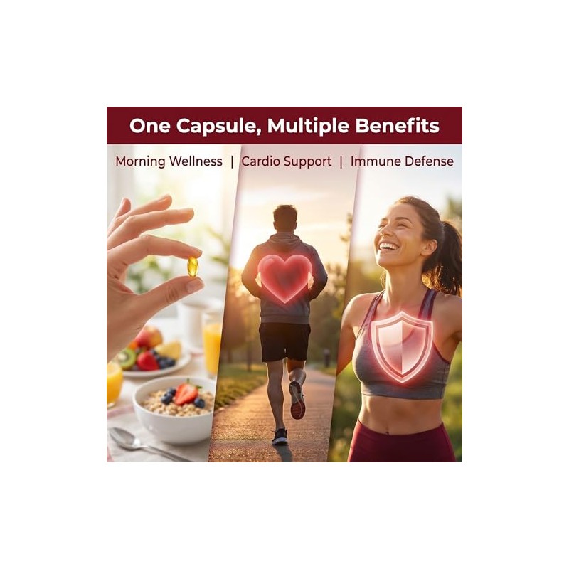 Elare Aged Garlic Extract - Odorless, Organic Garlic Extract Capsules