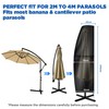 Waterproof Garden Parasol Cover,Heavy Duty Patio Umbrella Cover,205x75cm