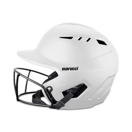 Marucci - DURAVENT SB Batting Helmet with Facemask White (MBHDVSB-W-AM)