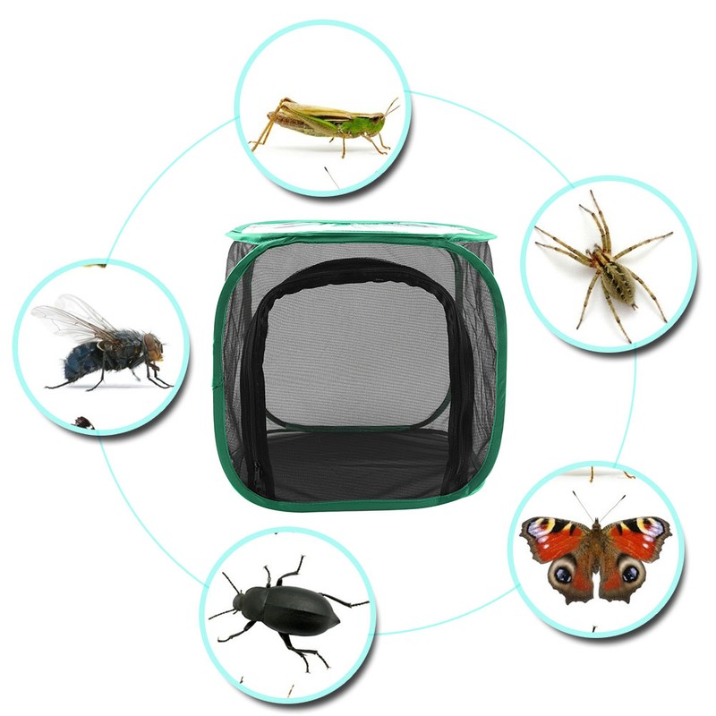 Large Foldable Portable Durable Ventilated Butterfly House Breeding Cage