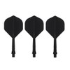 FOX SMILING Dart Shafts 3 Pieces Dart Flights and Shafts