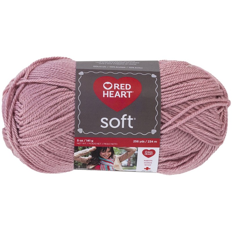 RED HEART Soft Yarn, Rose Blush