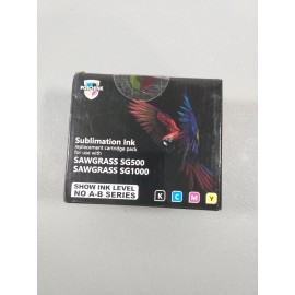 Poschink SG500 SG1000 Sublimation Full Set Ink Cartridges NEW