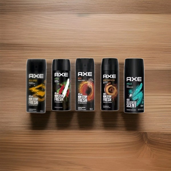 AXE Body Spray deodorant MIX within available kinds 150 ML/5