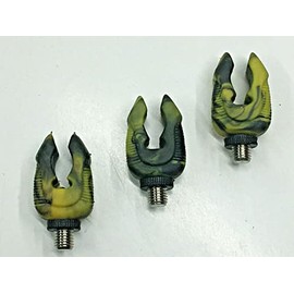 3 x Camo Butt Grips Rod Rests. Carp & Coarse Fishing. Stainless Steel Threads