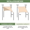 KEESIN Sun Shade Sail, 2 x 3 m, Waterproof Awning,