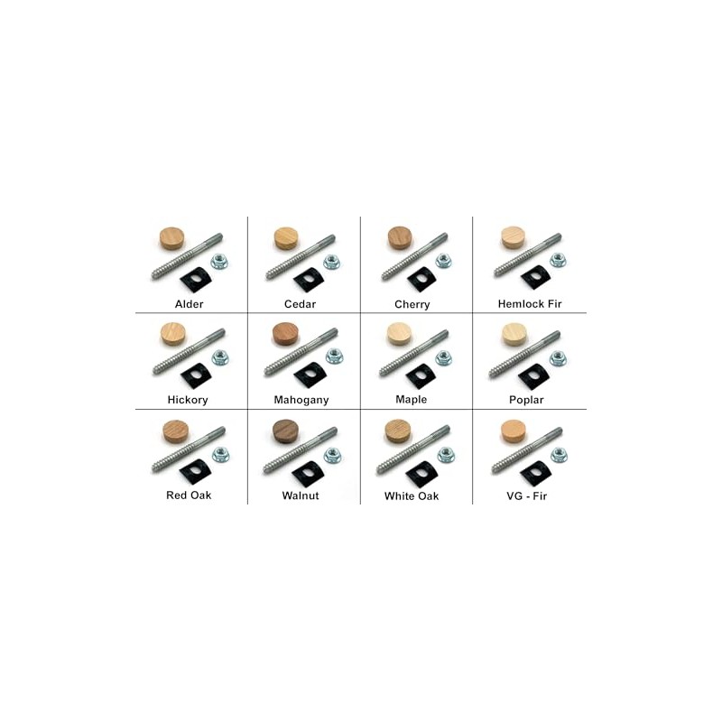 Stair Handrail Bolt Kit - Includes Rail Bolts (3 1/2"