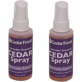 Household Essentials CedarFresh 84802 Cedar Power Spray with Lavender Essence Scent, 2 fl. oz. - 2 Pack