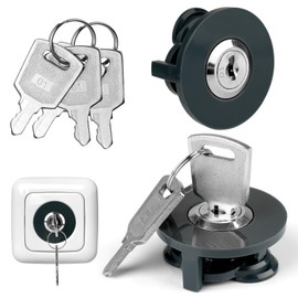 Pack of 2 Socket Locks, Lockable Socket for Electrical Security Socket, Prevent Power Theft, Protects Against Abuse, Widely Used Indoors and Outdoors, 4 Keys