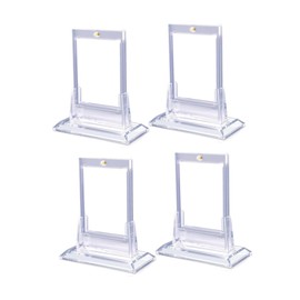 4 Pieces 35PT Card Holders Card Protectors Card Cases Sleeves for Collectible Basketball Cards