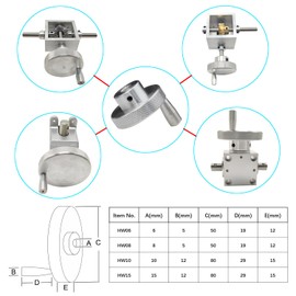 PGFUN 6mm Bore Manual Driving Handwheel for Right Angle Gearbox