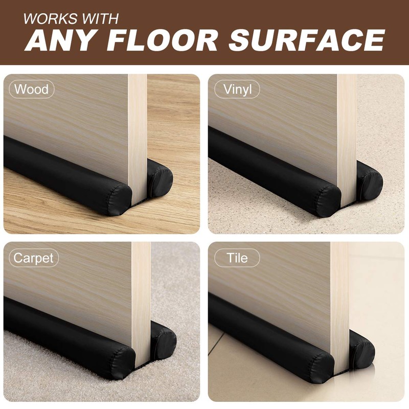Easy to Install Door Draft Stopper, Under Door Noise Air