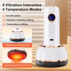 Vibrastone Massager with Heat Function and Vibration for Hands, Neck,