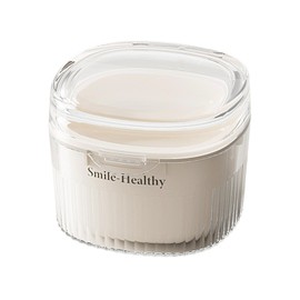 Household Braces Cleaning Box, Multifunctional Food Grade Plastic Transparent Sealed Dental Appliances, Dentures, Draining, Cleaning, Soaking Box