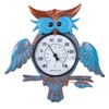 HOBYLUBY Indoor Outdoor Thermometer, Owl Wall-Mounted Thermometer Waterproof for Patio