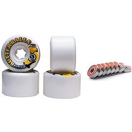 Sector 9 Butterballs Slide Formula 70MM 80A Longboard Wheels Set of 4 With Bearings