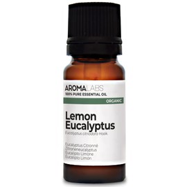 BIO - Lemon Eucalyptus Essential Oil - 10mL - 100% Pure, Natural, Chemotyped and AB Certified - AROMA LABS (French Brand)