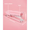 Honagu Clear Acrylic Stapler, Desktop Stapler, Office Stapler, Elegant Modern