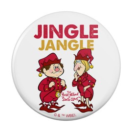 Year Without a Santa Claus Jingle Jangle Pinback Button Pin - 3" Diameter
