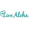 Live Aloha Flower Hawaiian Sticker Decal Aqua