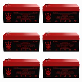 Neptune 12V 3.4Ah NT-1234 Rechargeable SLA Sealed Lead Acid Battery - 6 Pack