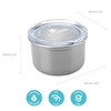 Smash Stainless Steel Mini Dressing/Sauce Pots, Blue, 60 ml Capacity
