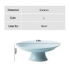 Kelendle Ceramic Footed Bowl Round Pedestal Bowl Fruit Bowl Holder