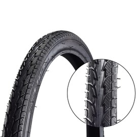 Senxry Replacement Bike Tire, Mountain, Cruiser Bike Tires, Smooth Tread, Puncture Guard, Bicycle Replacement Parts,24x1.75 inch