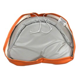 RAParts 79024894 Orange & White Tractor Seat Pad Fits Allis Chalmers B C CA G D10 D12 D14 D15 D17 D19 RC U WC WD