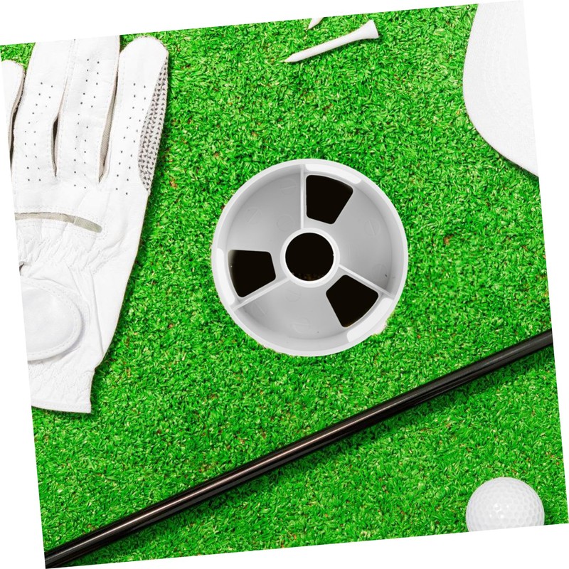 GRIRIW 2 Pcs Plastic Golf Putting Cup Set for Practice