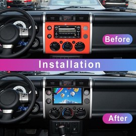 EWLSAC Android 13.0 Car Stereo Double Din for Toyot-a FJ Cruiser 2007-2013 9 Inch HD Touch Screen Car Audio Receiver with GPS Navigation Bluetooth Head Unit Supports Backup Camera, 2G+32G