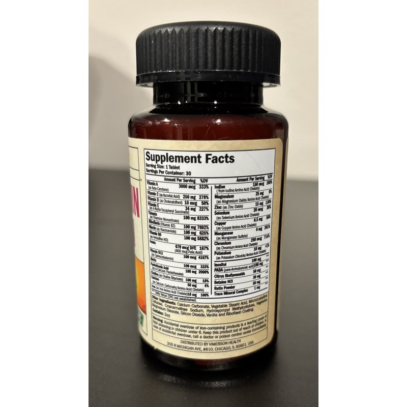 Vimerson Health Women's Multivitamin Supplement 30 Ct -Exp 09/2026