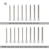 EMENTOL 18PCS 3/8" Drive Long Ball-End Hex Bit Socket Set,