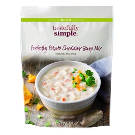 Tastefully Simple Perfectly Potato Cheddar Soup, 7.1 Ounce (Pack of 2)