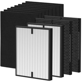 Borgodf 12 Pack 3000 Replacement Filter Compatible with 3000, 3000M, 3000Pro 2 Filters, 2 Activated Carbn Filter and 8 Extra Carbn Pre-Filters