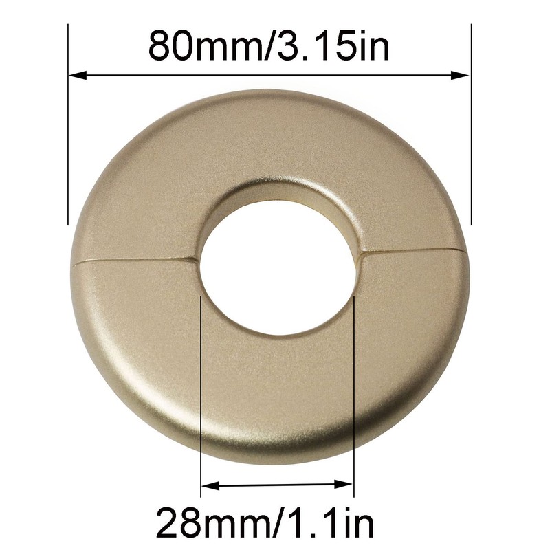Snap On Escutcheon Plate JJHXSM 2PCS 28x80mm Pipe Hole Air