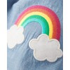 Gymboree,Girls,and Toddler Embroidered Short Sleeve Dress,6,Rainbow Stripe