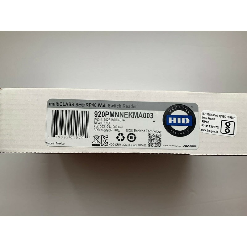 HID Global 920PMNNEKMA003 RP40 MLTCLS SE,WIEG,Pig,BLK,HF STD/SIO/SEOS/MA